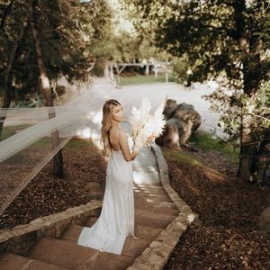 COPY - BHLDN Satin Wedding Dress Sz 4